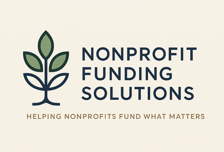 Logo - NONPROFIT FUNDING SOLUTIONS (Tagline: Helping Nonprofits Fund What Matters)